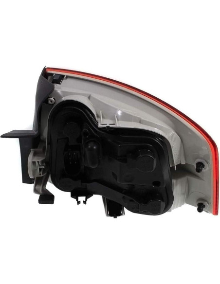 Luces Traseras CarLights360 para Audi A4 2005-2008 con Bombillas