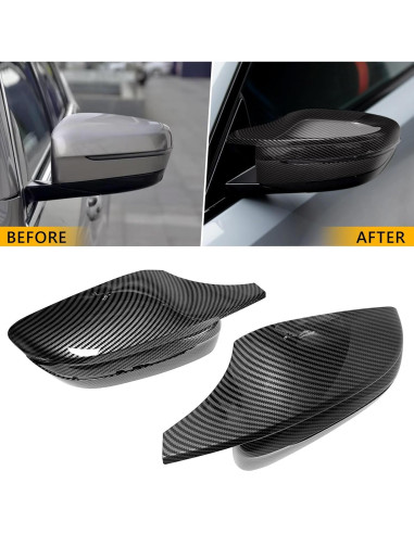 Cubierta de Espejo Lateral TOPUS para BMW G20 G30 G31 G32 G11 G12 Fibra de Carbono