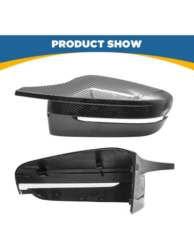 Cubierta de Espejo Lateral TOPUS para BMW G20 G30 G31 G32 G11 G12 Fibra de Carbono