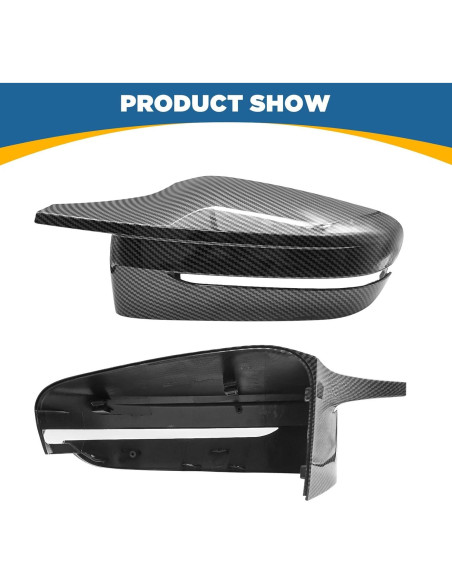 Cubierta de Espejo Lateral TOPUS para BMW G20 G30 G31 G32 G11 G12 Fibra de Carbono