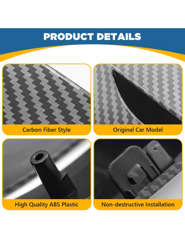 Cubierta de Espejo Lateral TOPUS para BMW G20 G30 G31 G32 G11 G12 Fibra de Carbono