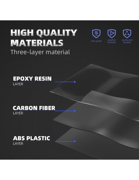 Carcasa Espejo Retrovisor KARTONMOTOR Fibra Carbono Honda Civic 2016-2021