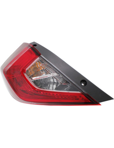 Luz Trasera Honda Civic 2016-2021 Garage-Pro Halógeno