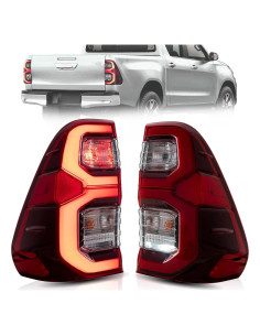 Luces Traseras VLAND para Toyota Hilux 2015-2020 Rojas
