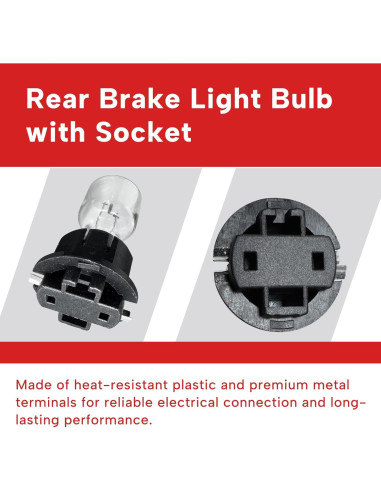 Bombilla de luz de freno trasera Qiqimingxin 24W 12V ABS BMW X4 F26