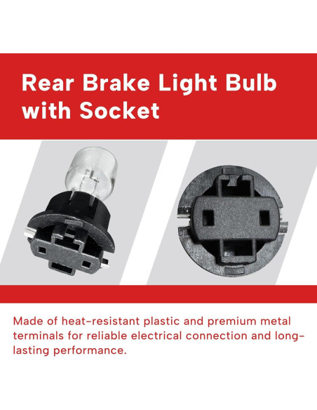 Bombilla de luz de freno trasera Qiqimingxin 24W 12V ABS BMW X4 F26