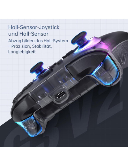 Controlador Bluetooth Machenike G3V2PE para PC/Switch/Android