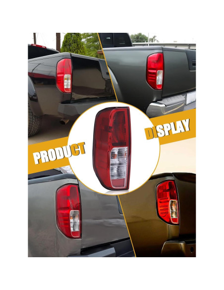 Luz Trasera LIWEDFG Rojo para Nissan Frontier 2005-2021