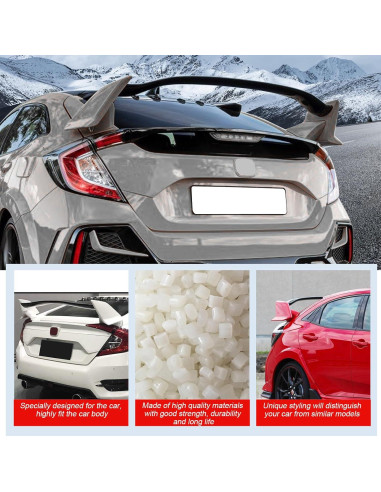 Alerón Trasero para Honda Civic Hatchback 2016-2021 Cciyu