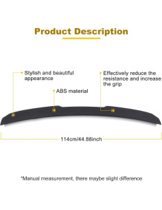 Alerón Trasero OCPTY para BMW 525i/530i/535i/550i 2004-2009 2