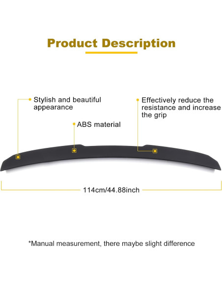 Alerón Trasero OCPTY para BMW 525i/530i/535i/550i 2004-2009