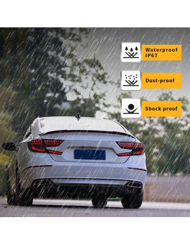 Luces Traseras LED VLAND para Honda Accord 2018-2022 Ahumadas