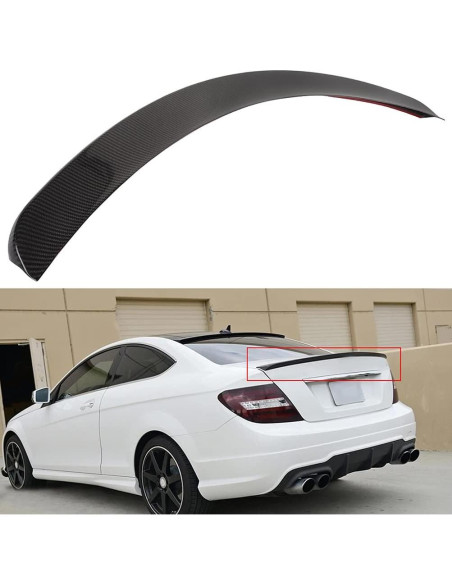 Alerón trasero fibra de carbono AZHZ para Mercedes-Benz C230 2008-2013