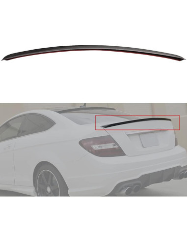 Alerón trasero fibra de carbono AZHZ para Mercedes-Benz C230 2008-2013
