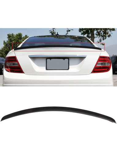 Alerón trasero fibra de carbono AZHZ para Mercedes-Benz C230 2008-2013