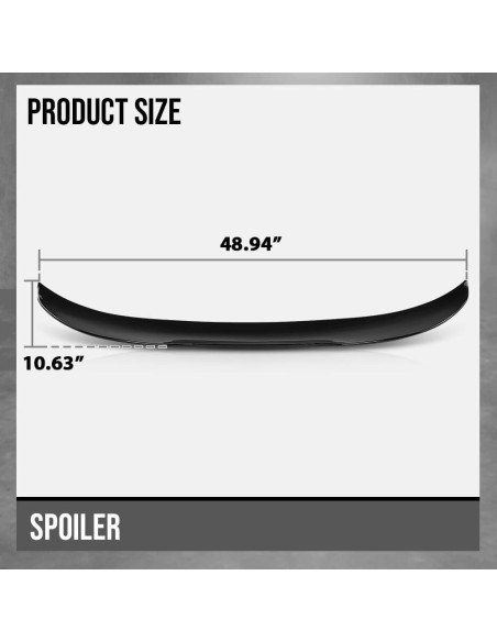 Alerón Trasero G-PLUS para BMW F80 M3 Sedán 2015-2018 Negro