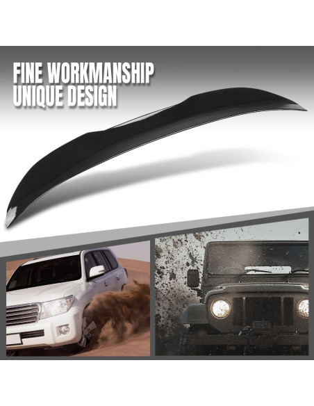 Alerón Trasero G-PLUS para BMW F80 M3 Sedán 2015-2018 Negro