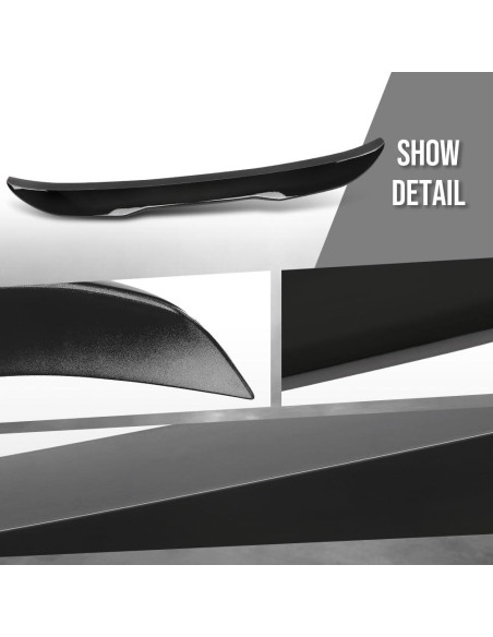 Alerón Trasero G-PLUS para BMW F80 M3 Sedán 2015-2018 Negro