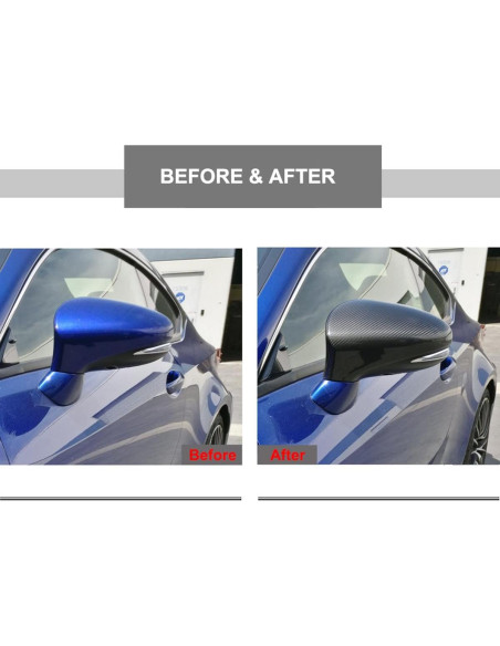 Cubiertas de Espejo de Fibra de Carbono Cuztom Tuning Lexus 2013-2019