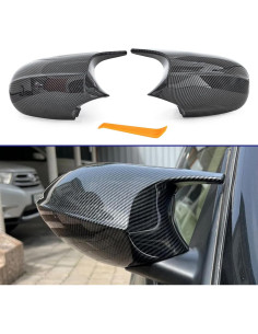 Cubiertas de Espejo Retrovisor KHK para BMW E90 LCI Fibra Carbono 2