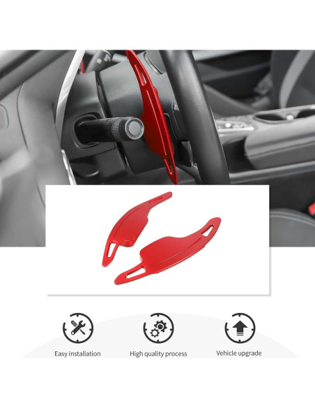Extensión de Palanca de Cambio CheroCar para Camaro y Corvette 2017+ Rojo