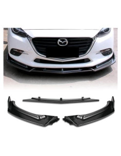 Kit de Parachoques Delantero 3 Piezas Mazda 3 2014-2018 ABS Carbono