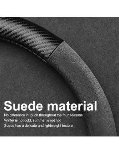 Cubierta de Volante K LAKEY Suede D 15" Antideslizante Ford