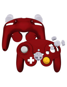 Carcasa eXtremeRate Rojo Escarlata para Controlador GameCube