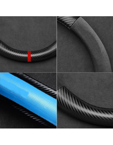 Cubierta de Volante K LAKEY Suede D 15" Antideslizante Ford