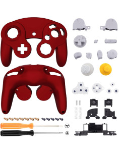 Carcasa eXtremeRate Rojo Escarlata para Controlador GameCube 2