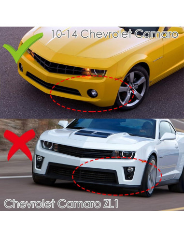 Kit de Carrocería Parachoques Delantero HK5 Fibra de Carbono 2010-2013 Camaro V6