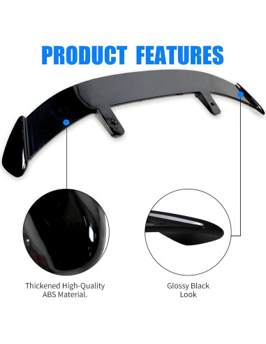 Alerón Trasero Universal STSEV01 para Subaru Impreza 2012-2016