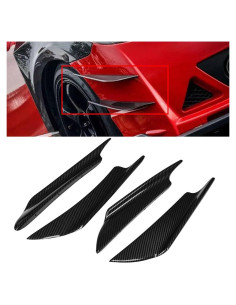 Aletas Divisorias Frontal ECCPP Carbono Brillante Universal