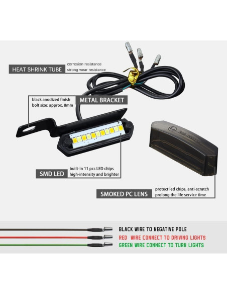 Señales de Giro LED KICRY para Motocicleta Universales