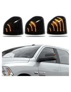 Luz de Señal de Giro LED Jinfili para Espejo Dodge Ram 2010-2018