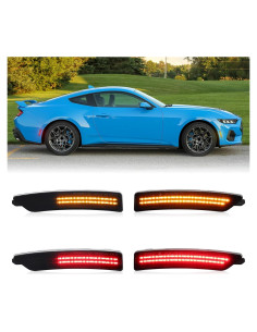 Luces de Marcador Lateral LED FetonAuto para Ford Mustang 2024-2025