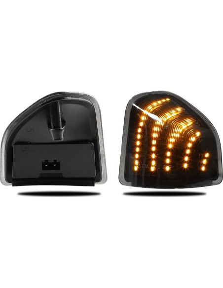 Luz de Señal de Giro LED Jinfili para Espejo Dodge Ram 2010-2018