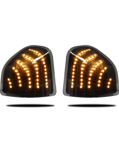 Luz de Señal de Giro LED Jinfili para Espejo Dodge Ram 2010-2018