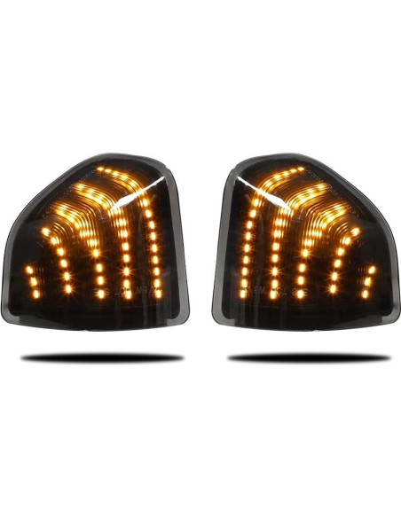 Luz de Señal de Giro LED Jinfili para Espejo Dodge Ram 2010-2018