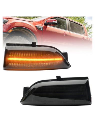 Luces LED Ámbar para Espejos Laterales NJSBYL Ranger Lariat 2019-2023