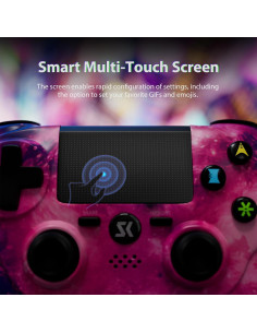 Controlador Inalámbrico Rosa CHENGDAO PS4 800mAh 6 Ejes 2