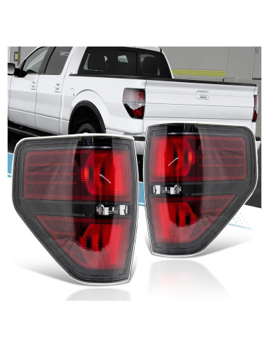 Luz de Freno Trasera VPIMOZO para Ford F150 2009-2014 Humo