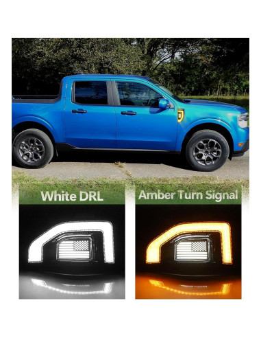 Luces de Marcador Lateral LED CFDSDE para Ford Maverick 2022-2025