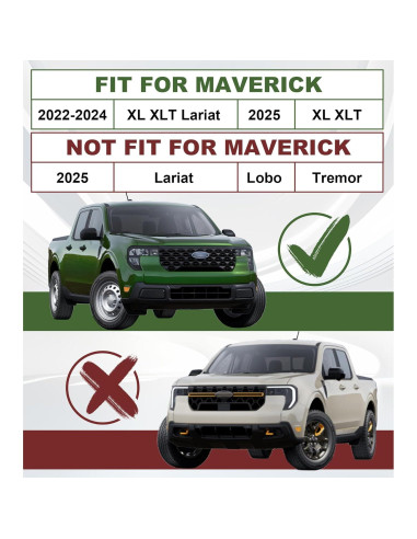 Luces de Marcador Lateral LED CFDSDE para Ford Maverick 2022-2025