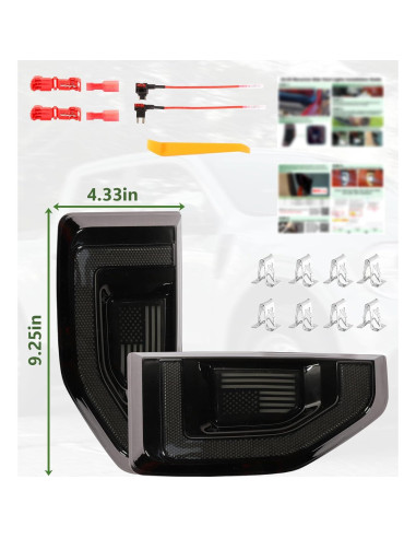 Luces de Marcador Lateral LED CFDSDE para Ford Maverick 2022-2025