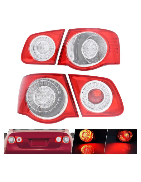 Luz Trasera LED MotorFansClub para VW Jetta 5 MK5 2006-2010
