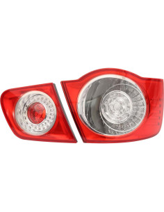 Luz Trasera LED MotorFansClub para VW Jetta 5 MK5 2006-2010 2