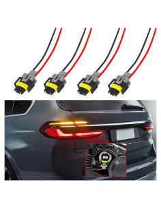 Conector de Arnés de Luz Antiniebla H8/H9/H11 Tecledsn 4PCS