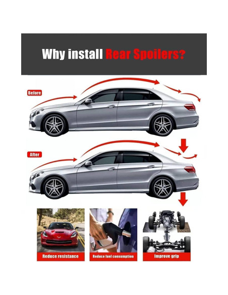 Alerón de Coche WKSBY para Volkswagen Golf 8 GTI - Aerodinámico