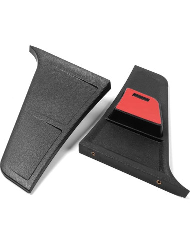 Kit de labio de parachoques delantero ABS HDCAUTODEPOT 6PCS